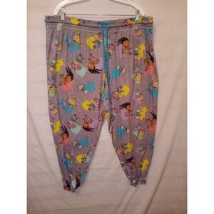 Rugrats Size 3X 22/24 Sleep Pants Jogger Lounge Pajama Gray  Nickelodeon A2